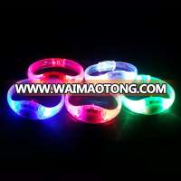 High Performance Radio Control Flashing Light Led Wristband Led Bracelet