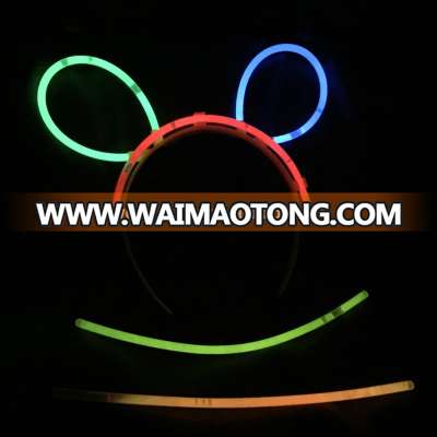 Glow stick hair clip decoration novelty