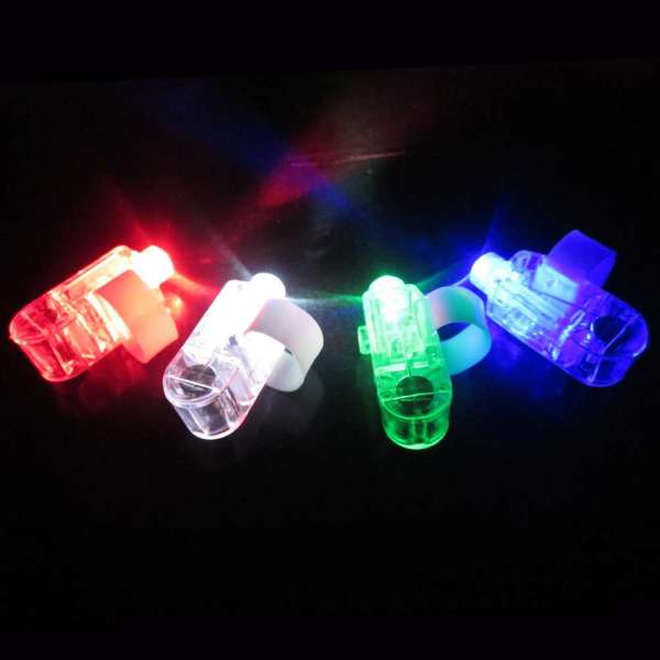 Wholesale Led Light up Night Party Laser Beam Finger Light Ring